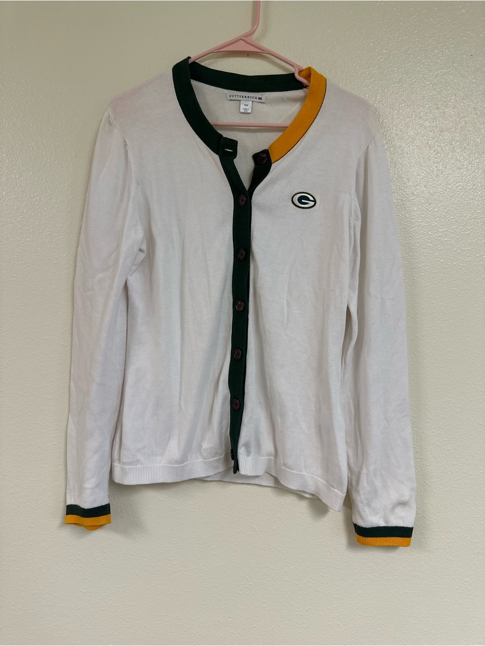 Cutter & Buck Green Bay Packers Cardigan